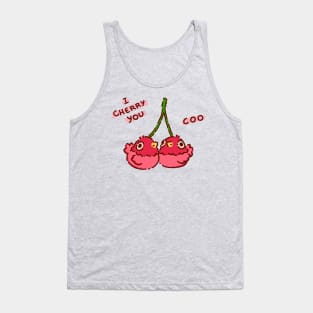 I cherry you, pigeons as cherries ready for valentines day Tank Top